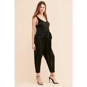 Hatch Maternity Wrap Around Jumpsuit in Black Size 4/6